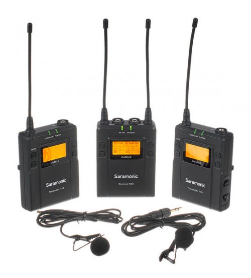 Saramonic UWMIC9s Rx9+Tx9+Tx9 Kit2 Wireless Microphone System